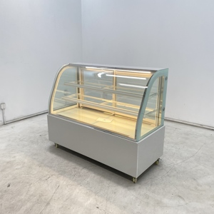 Vitrine réfrigérée commerciale en verre trempé pour l'exposition de gâteaux et pâtisseries françaises dans les pâtisseries de centre-ville - Product Image 5