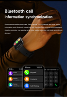 Nouvelle montre connectée U17, écran AMOLED HD, 6,9 mm d'épaisseur, étanche IP68, suivi de la santé, enregistrement des données d'exercice, fréquence cardiaque, oxygène sanguin