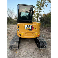 Mini-excavatrice Caterpillar CAT305 d'occasion en excellent état, 5 tonnes, d'origine japonaise, châssis rétractable, moteur 2022