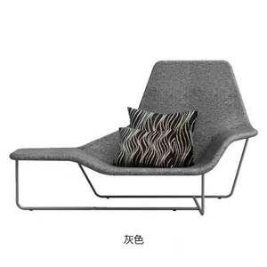 डोसन इतालवी फैशन डिजाइन क्लासिक लक्जरी लिविंग रूम फर्नीचर आधुनिक फाइबरग्लास चमड़े के कपड़े लाउंज कुर्सी - Product Image 2