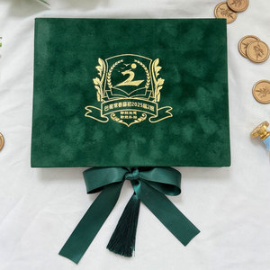 Bao bì phong bì, lời mời đám cưới cao cấp, thẻ số bảng tùy chỉnh, hộp quà nhung, dập nóng Acrylic - Product Image 6