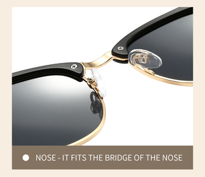 2025 nuovo nero retrò stile europeo americano mezza personalità acqua Design polarizzato in metallo PC per gli uomini donne <span class=keywords><strong>occhiali</strong></span> <span class=keywords><strong>da</strong></span> <span class=keywords><strong>sole</strong></span> - Product Image 3