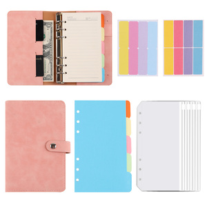 Agenda de Viaje A6 de Cuero PU con Estampado, Diario, Planificador con Diseño de Corazón para Chicas, Cuaderno de Hojas Sueltas, <span class=keywords><strong>Libro</strong></span> de Registro Personal, Regalo Personalizable - Product Image 2