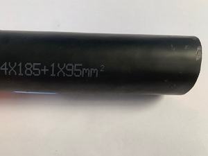 Cable aislado LSZH resistente al fuego sin halógenos de Bajo humo, 4X185 <span class=keywords><strong>1X95</strong></span> +, con núcleo de cobre sólido nominal de 450/750V para subterráneo, 1 unidad - Product Image 3