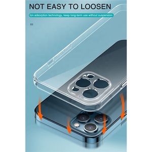 Custodia protettiva per fotocamera trasparente per <span class=keywords><strong>iPhone</strong></span> 14 13 12 11 Pro Max XS Max XR X custodia morbida in <span class=keywords><strong>Silicone</strong></span> TPU per <span class=keywords><strong>iPhone</strong></span> <span class=keywords><strong>Cover</strong></span> posteriore - Product Image 4