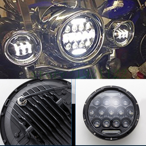 6500K 60W DOT E-Mark EMC approuvé 7 pouces projecteur LED phare pour ATV H4 H13 ligne de coupure 45W LED phare de moto avant - Product Image 6