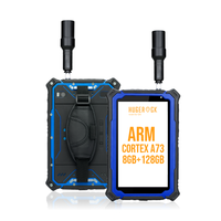 OEM/ODM T71GM Tablet Android industri 7 inci 2200 Nit RTK GPS GNSS penerima kasar 10000mah Octa Core harga murah