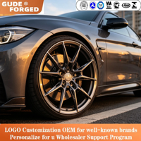 Jantes de voiture de luxe en alliage forgé monobloc GUDE, 1 pièce, brossées, 5x114.3 5x130 5x120 5x112, personnalisées pour Lexus Sf90 Audi BMW