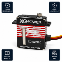 XQ-Power XQ-S2230D 48g Servo numérique étanche à couple élevé, sans noyau, engrenages en acier, profil étroit, 0.09s rapide, pour hélicoptère RC et avion à voilure fixe