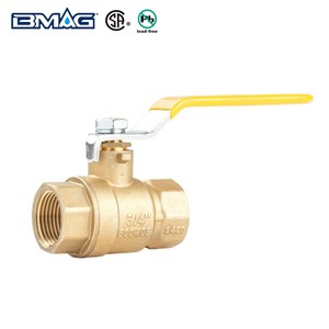 BMAG CSA Sertifikalı 1/4'' - 4'' Dövme Dişli Tüm Boyutlarda Kurşunsuz Pirinç Gaz Su Küresel Vana - Product Image 4