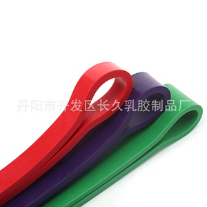 Bandas de resistencia de látex de larga duración, banda elástica gruesa con anillo, tensor para fitness, moldeamiento corporal, correr, danza y rehabilitación - Product Image 2