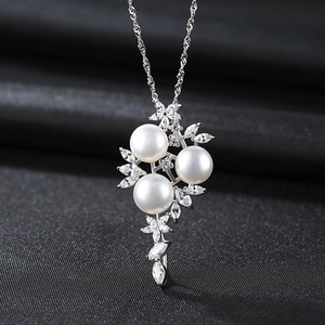 Nuevo Collar con Colgante de Perla Natural de Agua Dulce en Plata de Ley S925: Joyería de Diseño para Mujer al por Mayor - Product Image 2