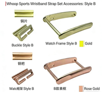 Accessoires pour bracelet de montre connectée WHOOP 4.0 - Ensemble de connecteurs à boucle en acier inoxydable de haute qualité