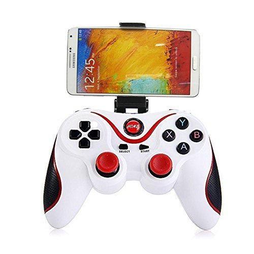 Wireless Gamepad for Mobile Phones Tablets & PCs with Vibration Motor Ergonomic Design ABS Material-Compatible Mobile Joystick