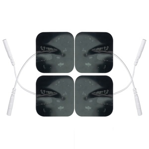 Almohadillas de electrodos de unidad Ems <span class=keywords><strong>Tens</strong></span> no tejidas, hoja electrónica cuadrada de 5x5cm, terapia física, alivio del dolor muscular, electrodos de masaje <span class=keywords><strong>Tens</strong></span> - Product Image 6