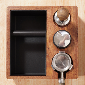 Coffee Hot Sell Custom Espresso Wooden Coffee Grounds Multifunction Knock Box