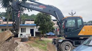 هيونداي R210WVS 21 طن الثقيلة حفارة ذات عجلات عالية الجودة معدات البناء الجديدة الأساسية محرك مضخة تحمل المحرك PLC - Product Image 5