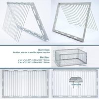 Amazon Vente Chaude Piège à Conception Anti-Évasion avec Entrée à Sens Unique Idéal Pour Pigeon Niche Piège Automatique Cage à Oiseaux