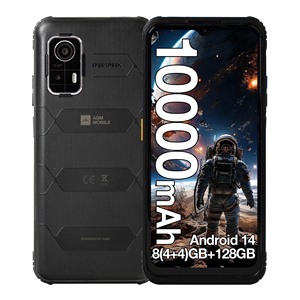 RTS AGM H MAX แบตเตอรี่ 10000mAh รองรับ OTG ชาร์จย้อนกลับ 8(4+4)GB+128GB NFC ช่องใส่การ์ด 3 ช่อง โทรศัพท์มือถือ โทรศัพท์มือถือแบบทนทาน - Product Image 4