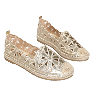 Mocasines planos ligeros sin cordones con diseño calado para mujer 2026 Wind Fisherman, zapatos cómodos con plantilla de goma para vacaciones - Product Image 1