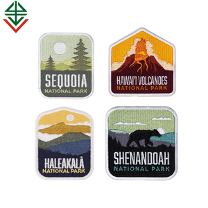 Vagabond Heart Sequoia National <span class=keywords><strong>Park</strong></span> parche logotipo personalizado bordado parche hierro en insignia de viaje - Product Image 1