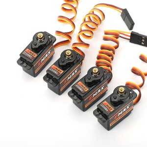 Micro-servo analogique EMAX ES08MAII 12g, engrenages entièrement métalliques, couple de 1,8 kg.cm, vitesse élevée de 0,12s pour pièces <span class=keywords><strong>d</strong></span>'<span class=keywords><strong>avion</strong></span> RC à voilure fixe et multirotor - Product Image 1