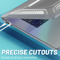 Coque rigide robuste avec pare-chocs TPU pour MacBook air 13 pouces 2018 2020 A2337 M1 A2179 A1932