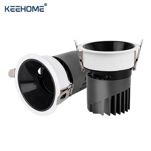 Dự Án Chống Lóa 30 Độ Chùm Góc Có Thể Điều Chỉnh Ánh Sáng Tại Chỗ Thương Mại Xuống Chiếu Sáng 12Watt COB Trần Xuống Đèn - Product Image 2