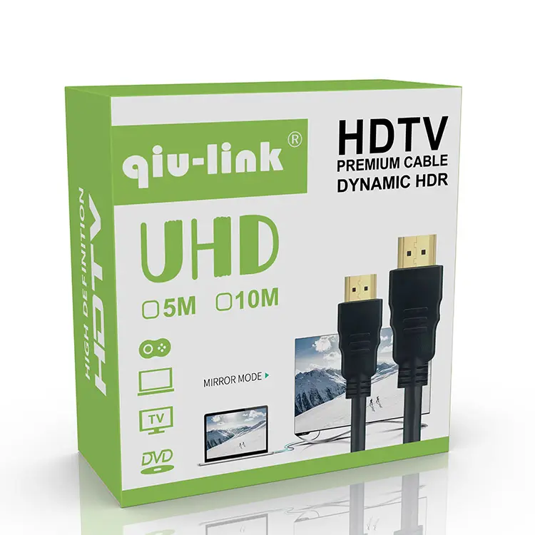 ใหม่พรีเมี่ยม24พันทองชุบสายHDMI V2.0 V20 1.5เมตร3เมตร5เมตร10เมตร15เมตร20เมตรultra 18Gbps 4พัน30เฮิร์ตซ์60เฮิร์ตซ์