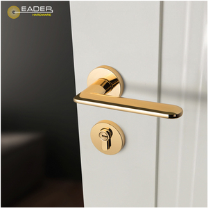 EADER Thiết Kế Đơn Giản <span class=keywords><strong>Door</strong></span> Knob Vàng Bronze Phòng Tắm Knob Tiêu Chuẩn Châu Âu Nội Thất <span class=keywords><strong>Door</strong></span> <span class=keywords><strong>Lock</strong></span> Set - Product Image 5