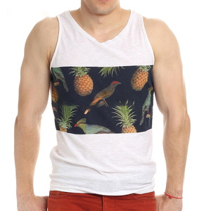 Wholesale OEM Custom Logo <b>Mens</b> <b>Crop</b> Tank <b>Tops</b> New Fashion Summer Beach Style Plus Size Fitness Workout Gym Sports Sleeveless - Product Image 2