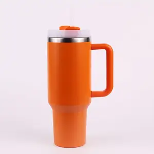 40oz tazza di auto-raffreddamento tazza vuoto tazza di alta qualità in acciaio inox tazza con coperchio e paglia