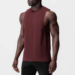 Débardeurs de sport pour hommes avec logo personnalisé, respirants, confortables, en coton, pour la course à pied - Product Image 1