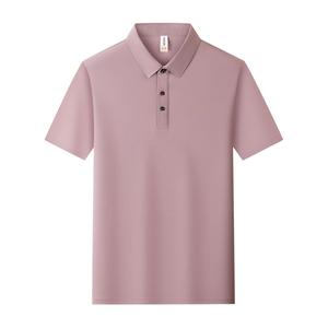 Camiseta de Golf Negra de Manga Corta, Unisex, Premium, de Alta Calidad, Tejida en Poliéster Transpirable, con Logotipo Bordado Personalizado, al por Mayor - Product Image 5