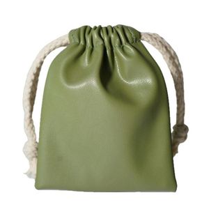 Sac de rangement en cuir PU anti-poussière avec cordon de serrage - Product Image 4