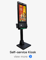 Kiosque de commande tactile tout-en-un certifié CE, 10,1 pouces, pour restaurant, avec fonction SDK