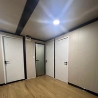 Casa Contenedor Expandible Ecológica, Diseño de Paneles de Pared Blancos Personalizados Directo de Fábrica, Duradera, Expandible y Móvil, con Ducha