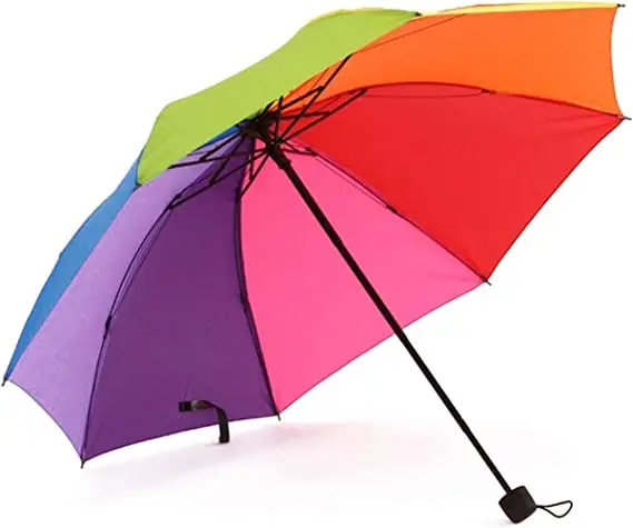 Bestseller UV-Schutzschirm Regenbogen Regenschirm für Regen