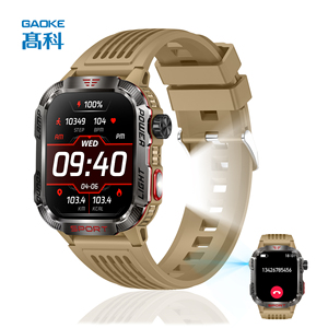 GAOKE HT29 jam tangan pintar nirkabel, jam tangan pintar Logo kustom, jam tangan sentuh untuk pria - Product Image 1