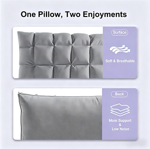 <span class=keywords><strong>Almohada</strong></span> Ajustable <span class=keywords><strong>de</strong></span> Espuma Viscoelástica Triturada con Relleno Híbrido <span class=keywords><strong>de</strong></span> Microfibra 0.9D y Soporte Reforzado <span class=keywords><strong>de</strong></span> Poliéster para Dormir - Product Image 5