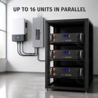 Baterai Rak LiFePO4 CD-SRB512100 51.2V 100Ah dengan BMS Pintar 6000 Siklus Terminal Tanpa Alat 5.12kWh Cadangan UPS Server Tenaga Surya