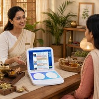 Analyseur de santé intelligent AI QRMA avec logiciel localisé et utilisation multi-boutiques pour le suivi des clients