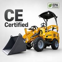SPEDIZIONE GRATUITA CE EPA EURO 5 Vendita Diretta dalla Fabbrica Pala Gommata Compatta Articolata 4WD ad Alta Efficienza per Agricoltura e Costruzioni