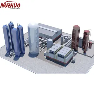 Unidad de separación de aire de venta integrada de planta de oxígeno y nitrógeno NUZHUO para fundición de metales industriales y fabricación de hierro