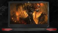 Vente en gros 17 pouces Core i7 7700HQ DDR4 32GB Ram ordinateur portable de jeu avec clavier rétro-éclairé 5 couleurs et ordinateur portable grand écran