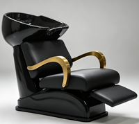 Meilleure Vente - Chaise de Lavage de Cheveux Moderne et Élégante avec Accents Dorés pour Salon - Vente en Gros Direct Usine