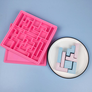 Moule en silicone <span class=keywords><strong>Tetris</strong></span> pour blocs de construction, bac à glaçons, résine époxy, décoration de gâteaux et pâtisserie - Product Image 2
