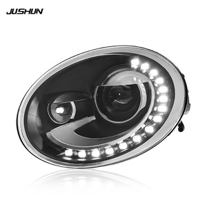ชุดไฟหน้า LED สำหรับรถโฟล์คสวาเกน บีเทิล ยี่ห้อ Jushun พร้อมเลนส์โปรเจคเตอร์ ความสว่างสูง ไฟ DRL แบบเสียบใช้งานได้ทันที - Product Image 5