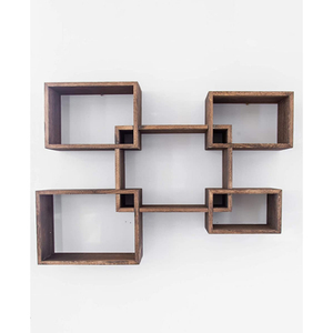 Factory Wood <b>Wall</b> Mounted 98x60cm Large Capacity Classic Painted Flexible Design Custom Logo <b>Storage</b> <b>Rack</b> 5 Piece Set Home - Product Image 3