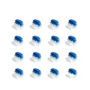 Connecteurs de remplacement Scotchlock bleus pour l'extension/réparation de câbles de délimitation, fils électriques de <span class=keywords><strong>tondeuse</strong></span> à gazon basse tension 22-14 AWG - Product Image 5
